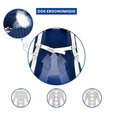 Sac à Dos Orthopédique - GlowPack®