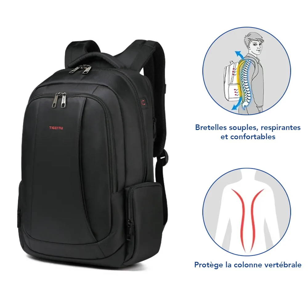SecuPack, détail du dos rembourré