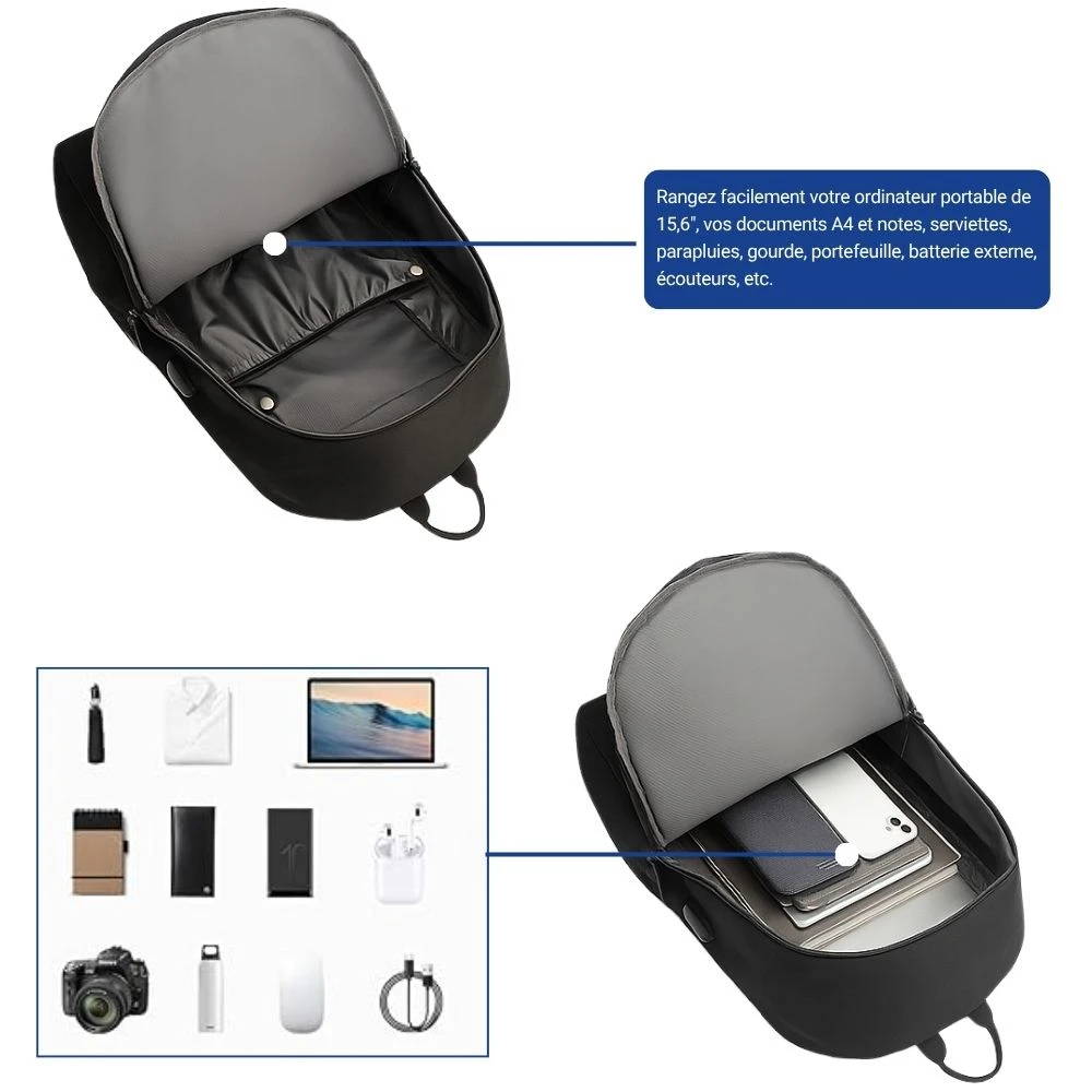 LumoBag® — De la place pour les cours et l’ordinateur
