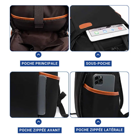 Sac à Dos Étudiante Multifonctionnel - MultiFlex®