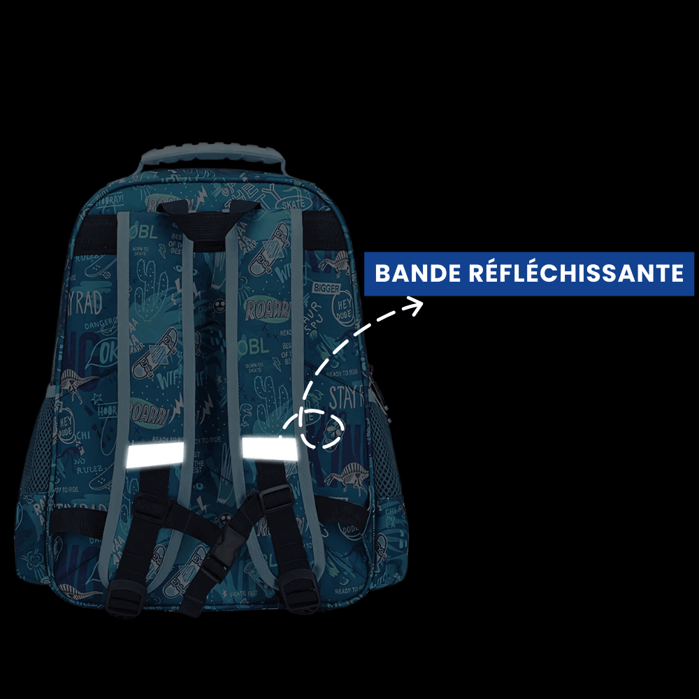 DinoSpin® — bandes réfléchissantes du sac