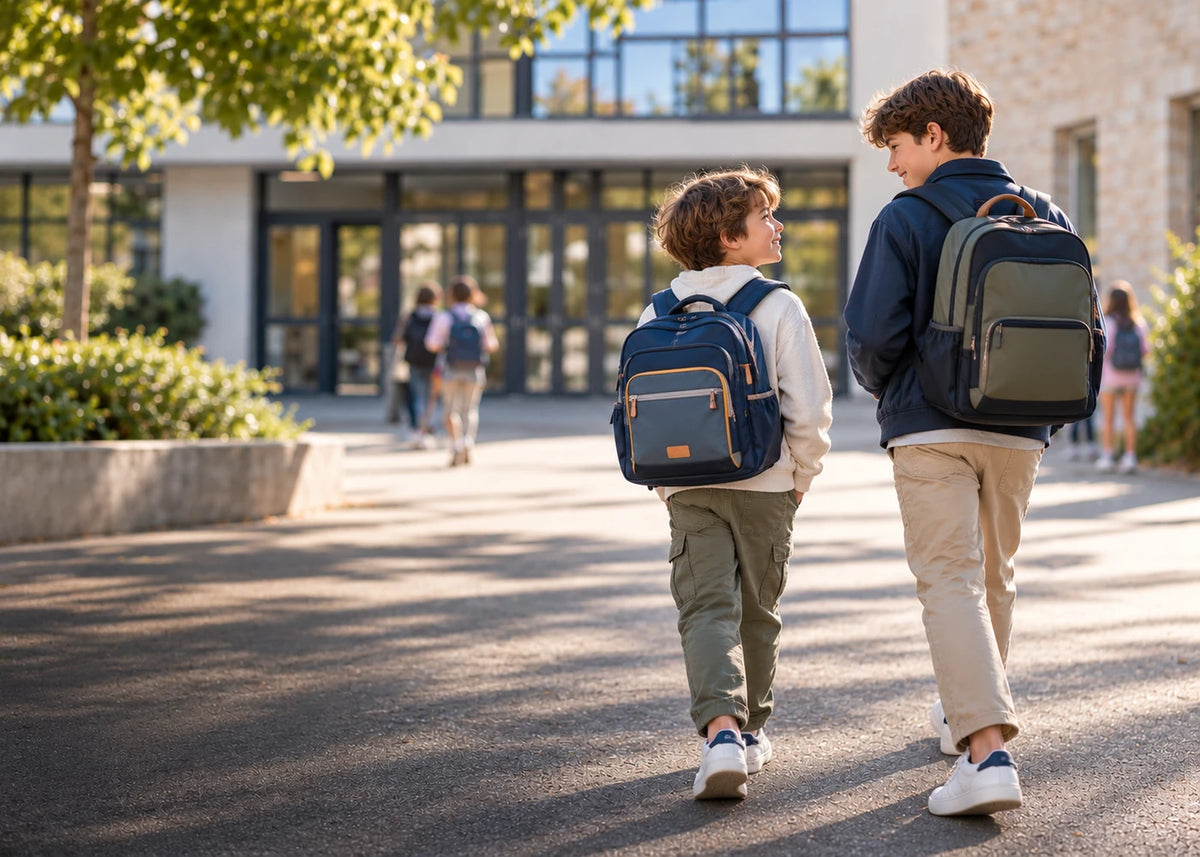 Garçon avec un sac à dos Yo Sac