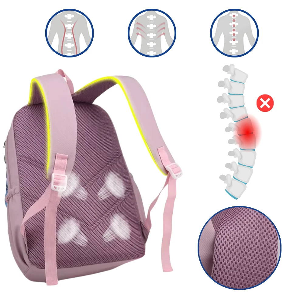 Sac à dos HyPakio, détail du dos et des bretelles